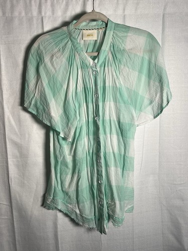 Top Anthropologie Maeve manga mariposa botones - XL - Imagen 3 de 9