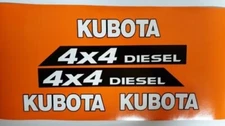 Kubota 4x4 RTV 900 XT Utility Vehicles Replacement Decals white & black