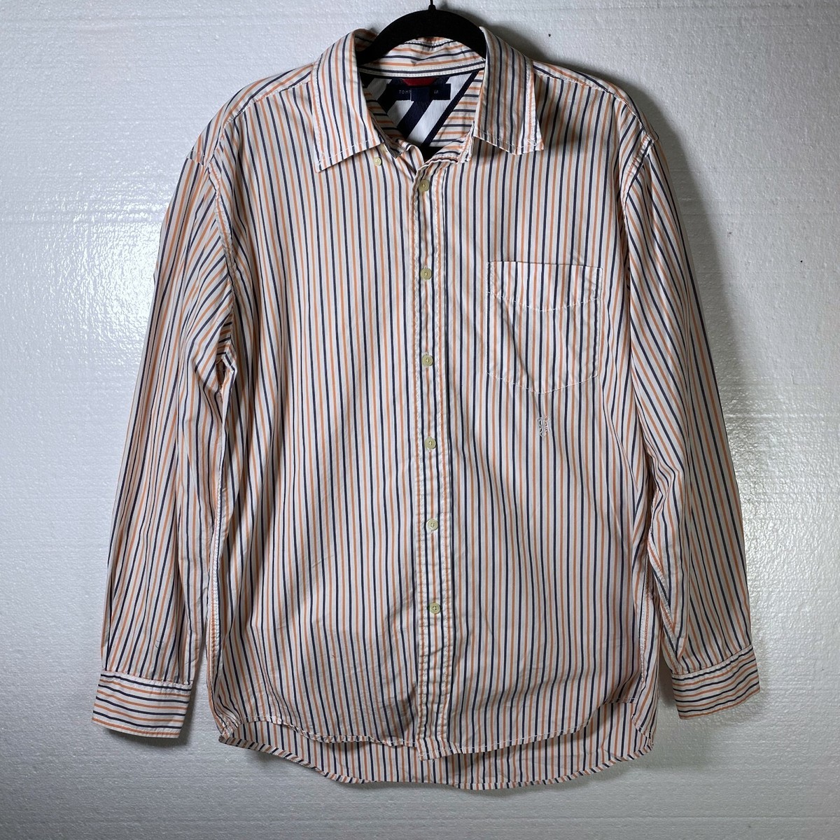 men's vertical striped dress shirts Ctreela Classic Casual Vertical Striped Shirt for Men Regular Fit Long Sleeve Button-Down Dress Shirts