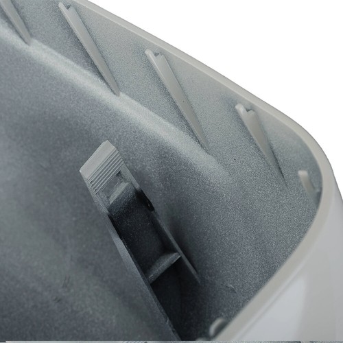 For Volvo XC60 2009-2013 Left+Right White Door Wing Mirror Cover Cap Casing - Picture 6 of 12