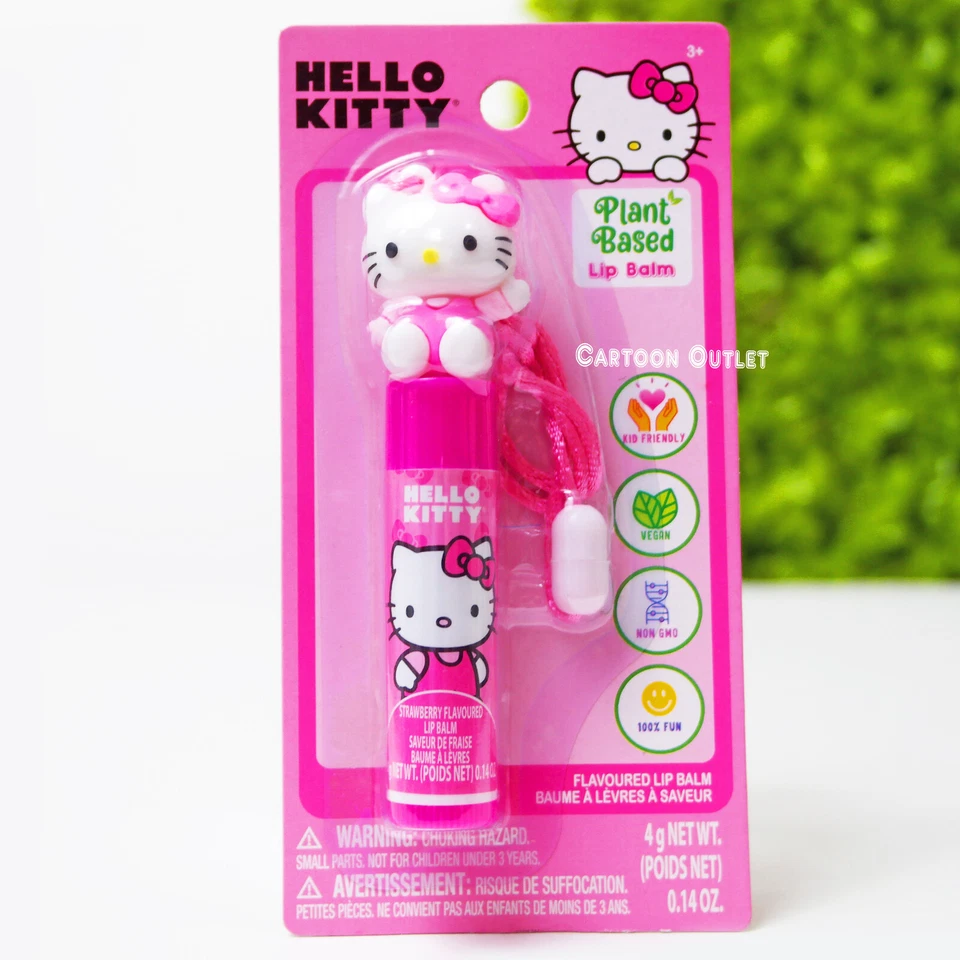 Sanrio Hello Kitty lip balm Necklace Figure Trending Hard Find - Image 4 of 4