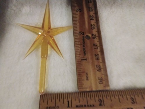 Gold Modern Lg Star for Ceramic Christmas Tree -measurements in description - Picture 4 of 5