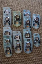 Lot of 14 NEW Fiskars Assorted Shape & Sizes Squeeze Punch Scrapbook Arts Crafts