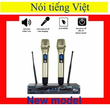 IDOLmain UHF-628 Auto Sound Cut Off When Dropping Dual Wireless Microphone Sys