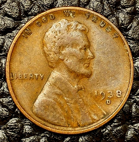 1938-D Lincoln Wheat Cent ~ VERY FINE (VF) Condition ~ COMBINED SHIPPING!