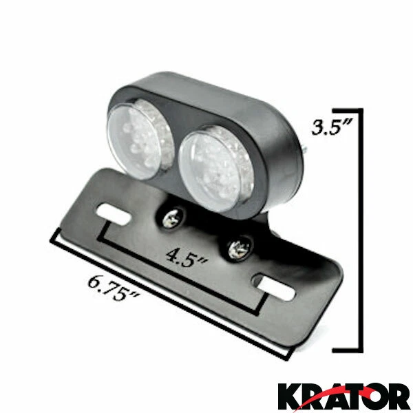 МОТОЦИКЛЕТНЫЕ ИНТЕГРИРОВАННЫЕ СВЕТОДИОДНЫЕ СТОП-СИГНАЛЫ ХОДОВЫЕ ОГНИ С ПОВОРОТНИКАМИ И ПЛАСТИНЧАТЫМ КРОНШТЕЙНОМ - Изображение 4 из 4