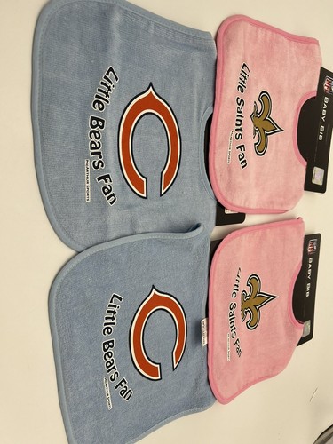 NFL Mixed Lot 33 Fan Baby Infant BIB Broncos Packers Cardinals Dolphins Heat R30 - Picture 13 of 14