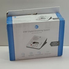 AT T Digital Answering System with Time Day Stamp White LOOK DESC. B2000 