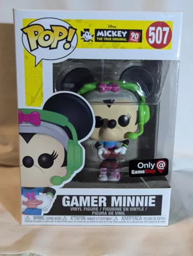 2018 Funko Gamer Minnie Mouse POP GameStop Exclusive Disney Limited Edition New