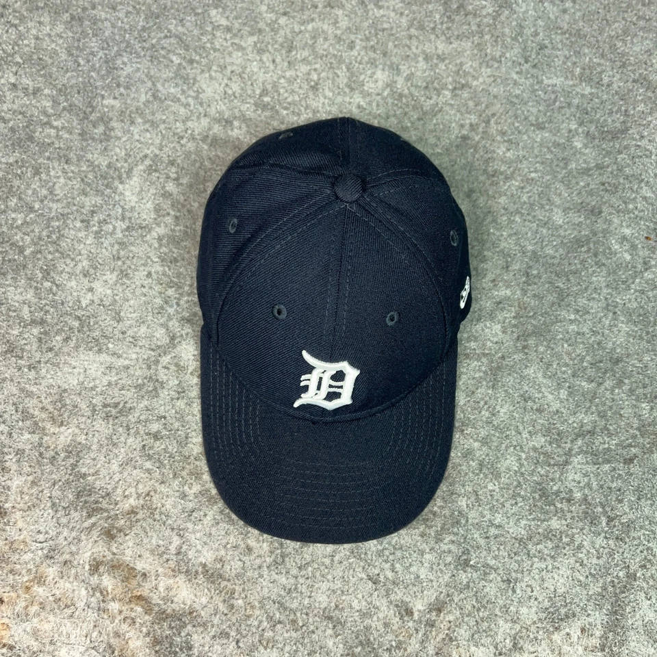 Detroit Tigers Boys Hat Adjustable Navy White New Era Logo 9Forty Baseball MLB - Image 3 of 4