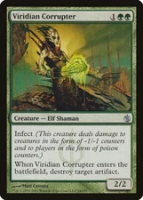 Viridian Corrupter 1x MtG Mirrodin Besieged SP/NM