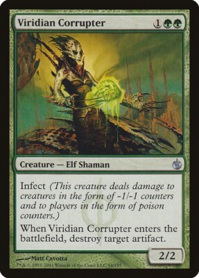 Viridian Corrupter 4x *PLAYSET* MtG Mirrodin Besieged SP/NM