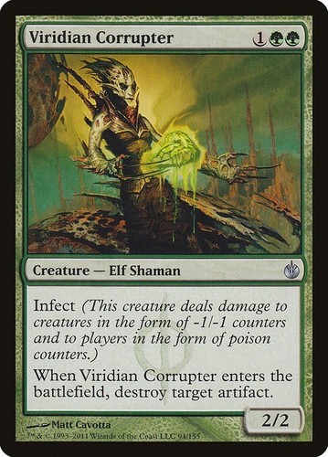 Viridian Corrupter 1x MtG Mirrodin Besieged SP/NM