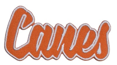 #ad #ad Miami Canes Text Embroidered Applique Iron On Patch Various Sizes Customize $11.17