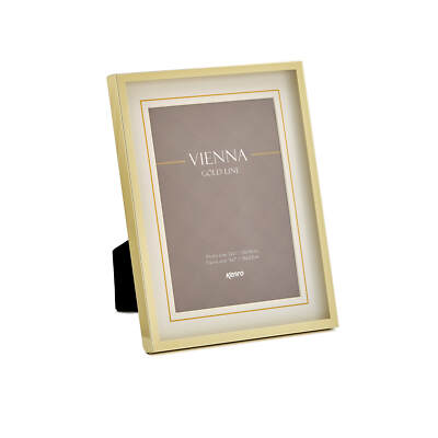 Kenro Wien Gold Bilderrahmen mit Passepartout Größen 6x4'' - 8x10''