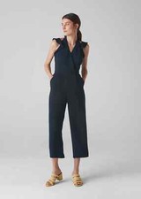 Whistles Navy Larkin Jumpsuit size 12