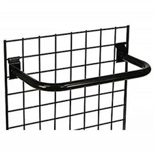 Only Hangers 24" Metal "U" Rail for Gridwall - Black 