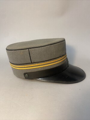 Swiss Army 1st Lieutenant Kepi Peaked Cap WWII PKZ Vintage Suisse