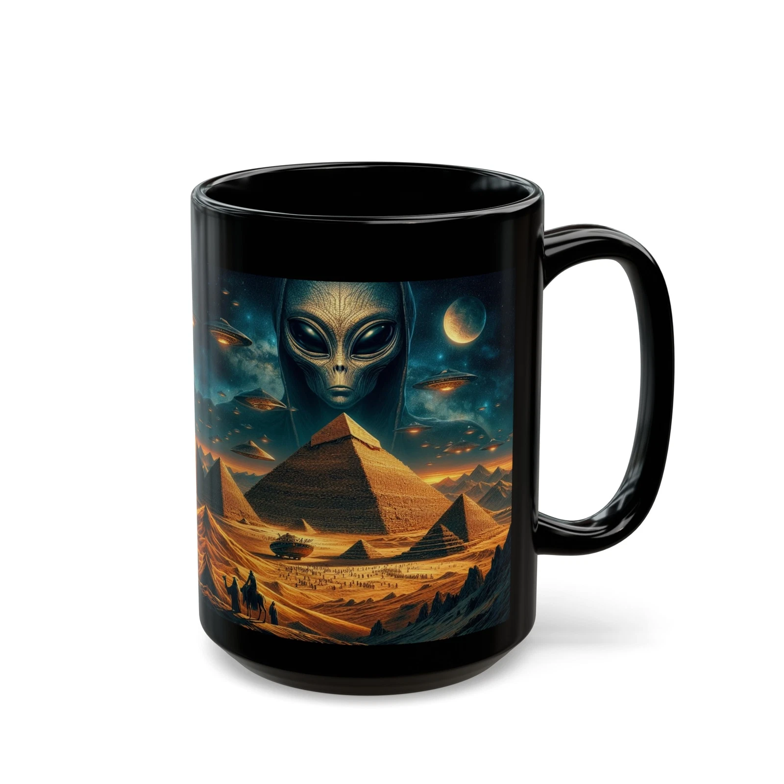 Alien Enigma Egypt Expedition Mug