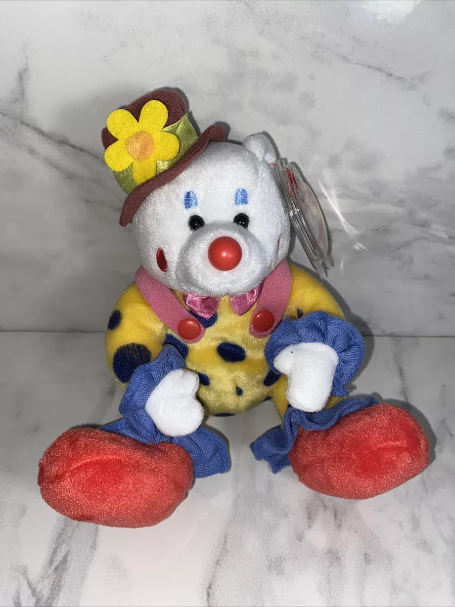 RETIRED TY JUGGLES the CLOWN BEANIE BABY 2004 New Mint With Tag