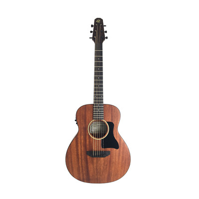 Caraya Arch-Back All-Mahogany Traveler Acoustic Guitar+HD Canvas Bag P304111EQ