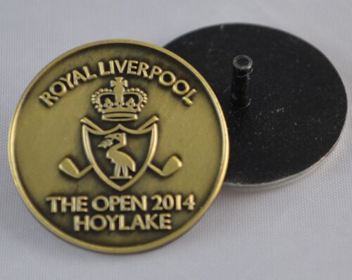 2014 OFFICIAL (Royal Liverpool) British Open BALL MARKER w/Stem
