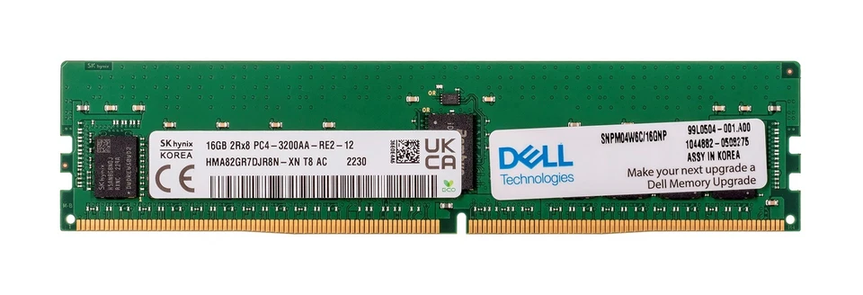 5397184457498 DELL AB257576 memory module 16 GB 2 x 8 GB DDR4 3200 MHz Dell - Image 4 of 4