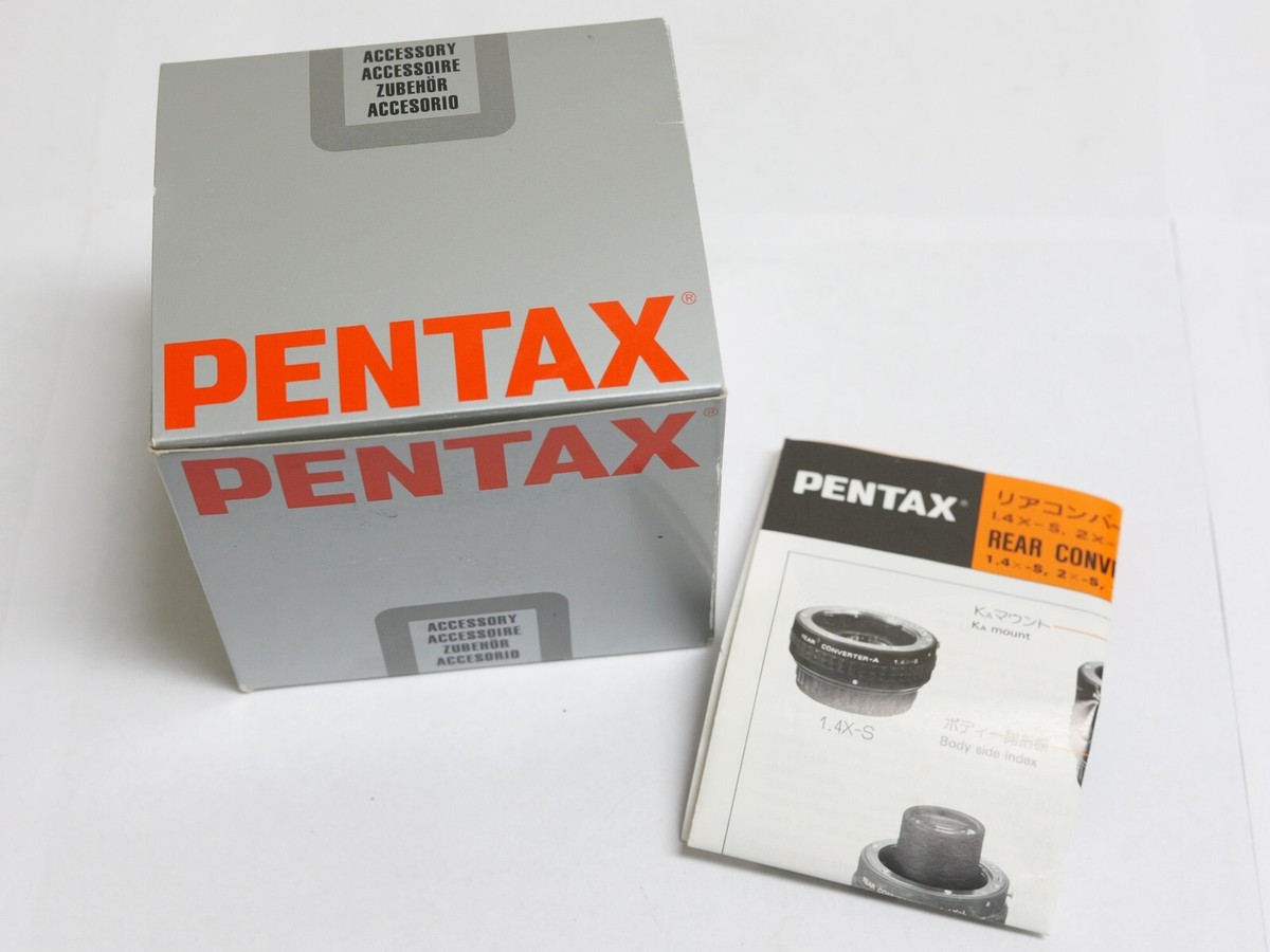 PENTAX Rear Converter-A 1.4x-S - BOX only with manual | eBay