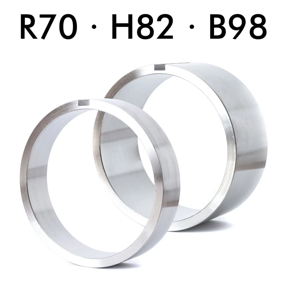 R70 H82 B98 Edelstahl Einlegering schmal u. breit INOX Fleischwolf System Unger