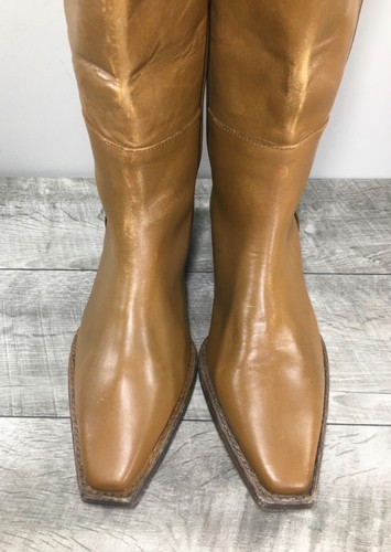 Womens We The Free Maverick Distressed Leather Riding Boots Size 10 US 41 EU - Picture 4 of 10