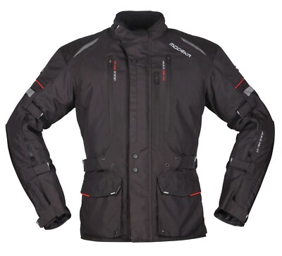 Modeka Striker II Motorradjacke  Gr. 4XL-kurz - Schwarz