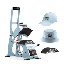 HTVRONT Manual Hat Heat Press Machine 2-in-1 for Caps/Hats Sublimation Printing