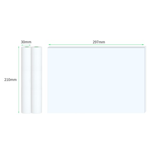 PeriPage 2 Rolls A4 Thermal Paper 210x30mm for A40 Thermal Photo Printer S5K9 - Picture 12 of 12