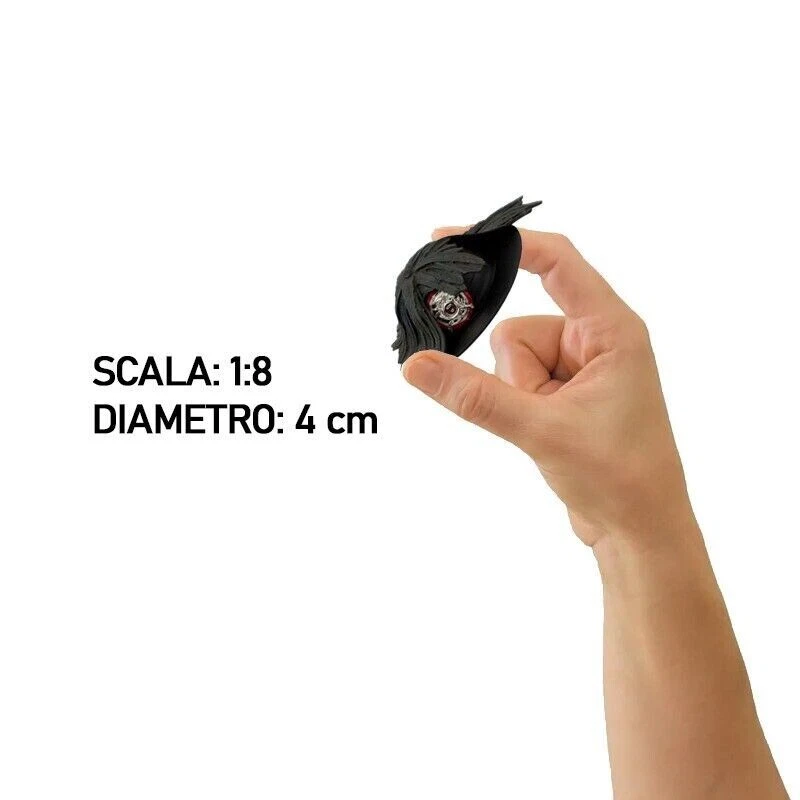Minichamps CAPPELLO DEI BERSAGLIERI - MINIATURA IN SCALA 1:8 (Diametro 4 cm) - Immagine 2 di 2