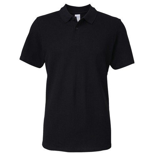 Mens Pique Polo Shirt Short Sleeve Collar Top Gildan Softstyle Cotton Work Wear - Picture 14 of 24