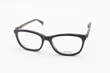 NINE WEST NW5068 001 Polished Black / Tortoise 52-18-135 Frames Flex Hinges X952