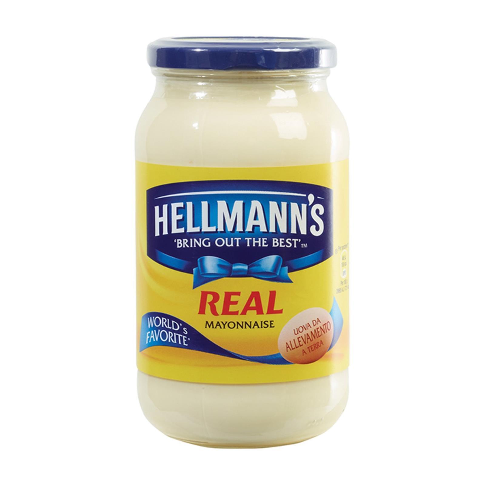 MAIONESE HELLMANN'S VASO VETRO DA 400 GR BUONA  PATATINE SNACK