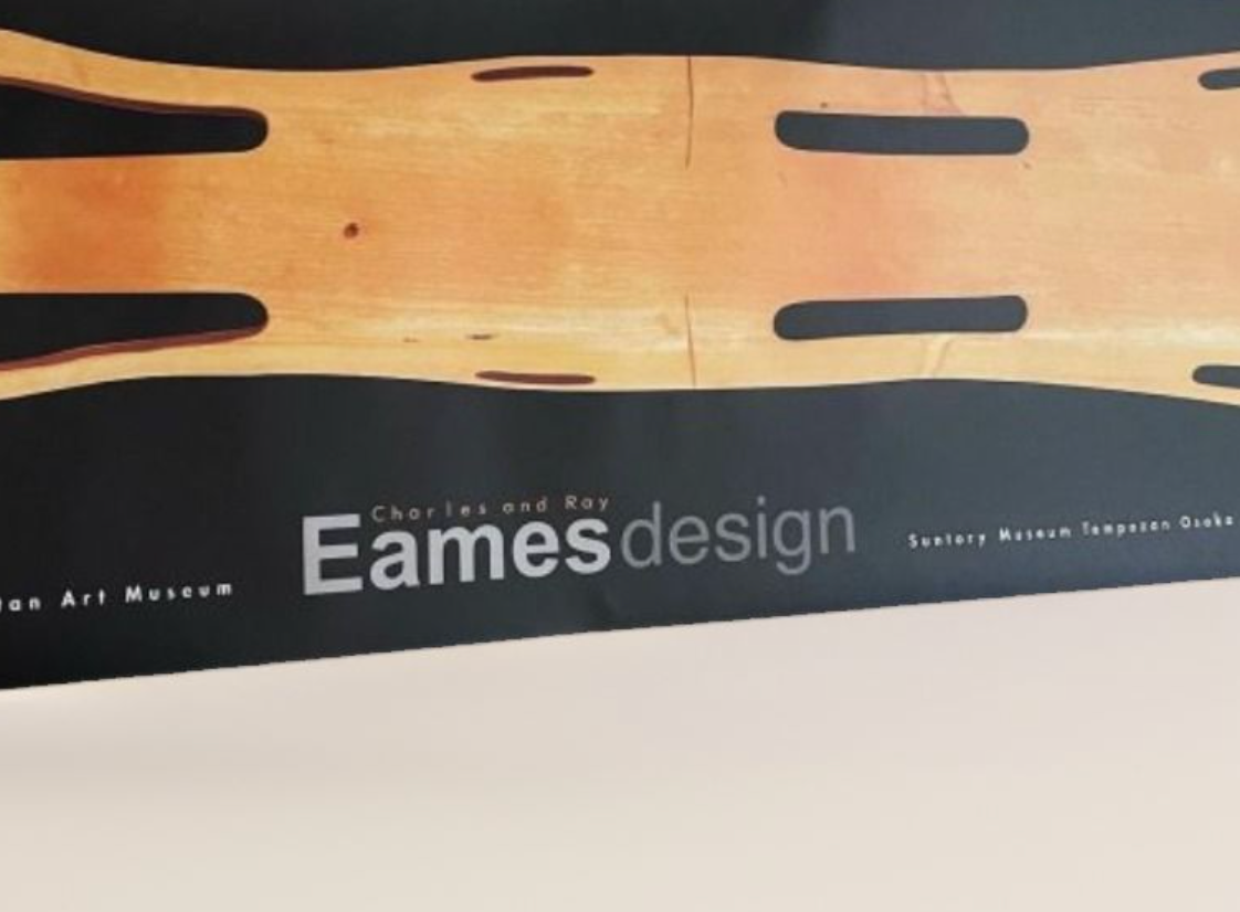 Eames Design Exhibition Vintage Poster 2001 Tokyo Museum