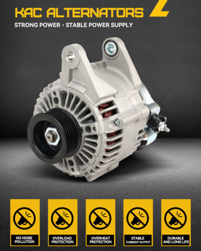Alternator 13787 For Mitsubishi Mirage 1.8L 98-02 Lancer 2.0L 02-04 - Picture 4 of 19