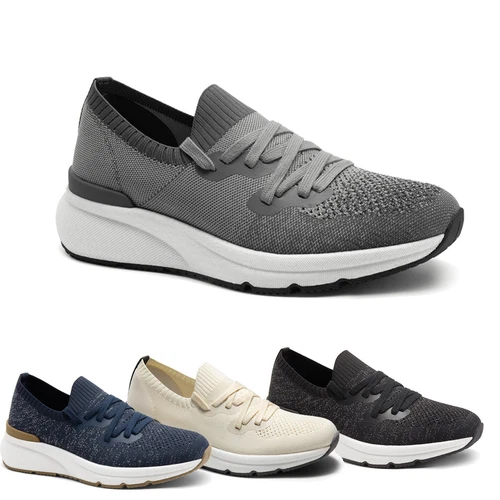 Men's Lightweight Casual Sneakers Slip On Breathable Walking Shoes Size 8-13