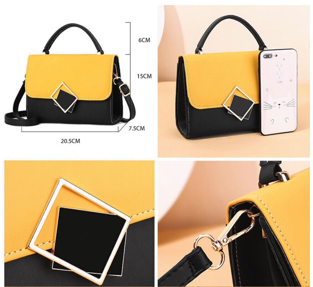 Ladies Fashion Handbag Shoulder Purse Women Crossbody Leather Messenger Bags eBay