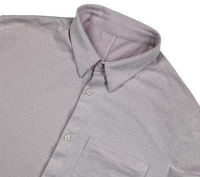 Lululemon Men's  L/S Performance Button Shirt Rose/Pink   Medium