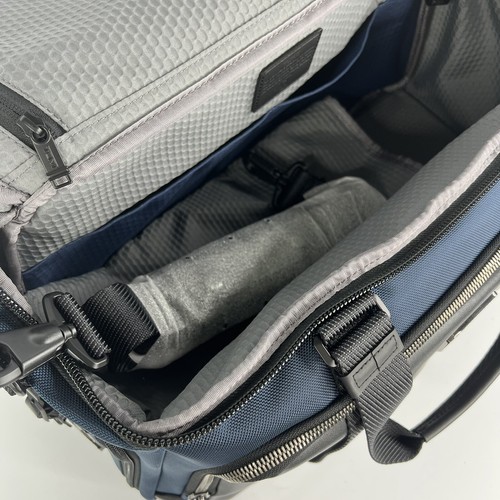 TUMI Alpha Bravo McCoy Gym Bag Duffel Navy and Black $625 - Picture 14 of 14