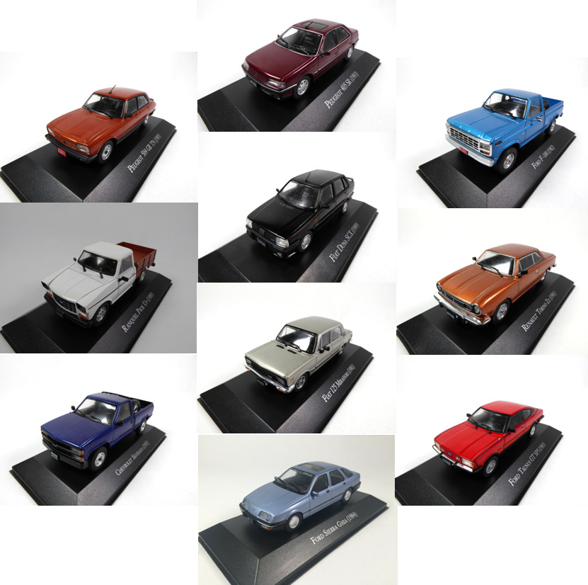 Voitures miniatures Renault Peugeot Ford 1/43 lot métal diecast LAQV10 collection