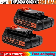 2Pack 20V Lithium-ion Battery for BLACK+DECKER 20 Volt LBXR20 LB20 LB2X2020 new
