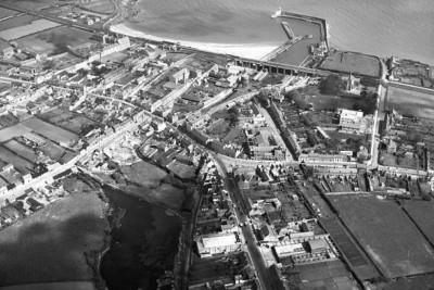 Balbriggan Co Dublin Küstenstadt 1952 4x6 Irland Foto