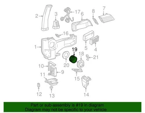 Soplador de climatización original Ford 1980-2019 E-150 E-350 Super Duty rueda de motor BC2Z19805A Foto 2 de 2