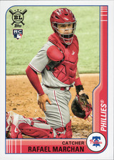 2021 Topps Big League  Rafael Marchan #181 Philadelphia Phillies Rookie RC