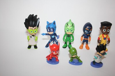 PJ Masks Action Figures Mixed Lot Of 8 Characters 1.5