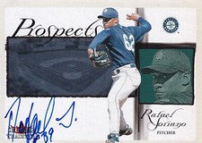 RAFAEL SORIANO SIGNED AUTO'D 2002 FLEER TRADITION RC CARD 457 SEATTLE MARINERS